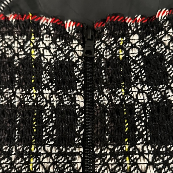 NWT Alice + Olivia Julietta Plaid Side Slit Slip Dress Satin Multicolor Sz 0 - Picture 13 of 14